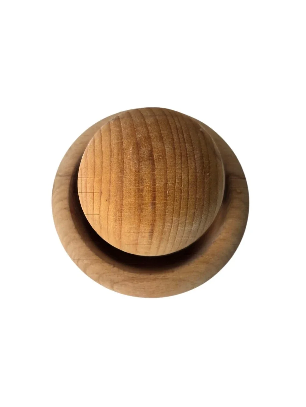 1970's Retro Wooden Nutcracker Designed for Cracking Walnuts or Hazelnuts